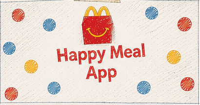 McDonald's Happy Meal App case study image
